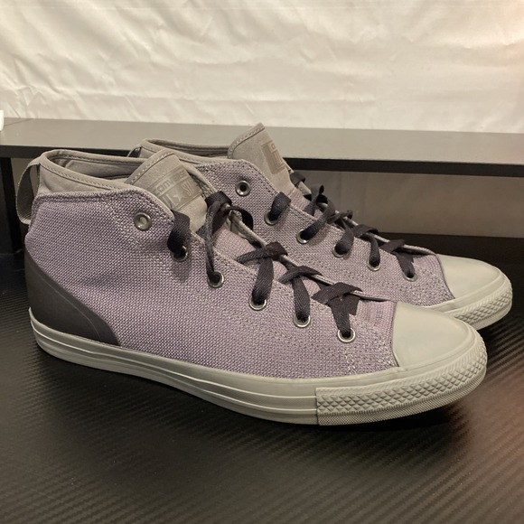 Converse Men's Chuck Taylor All Star Gray Syde Street Mid‎ Canvas Shoes Size 11 - Picture 1 of 8